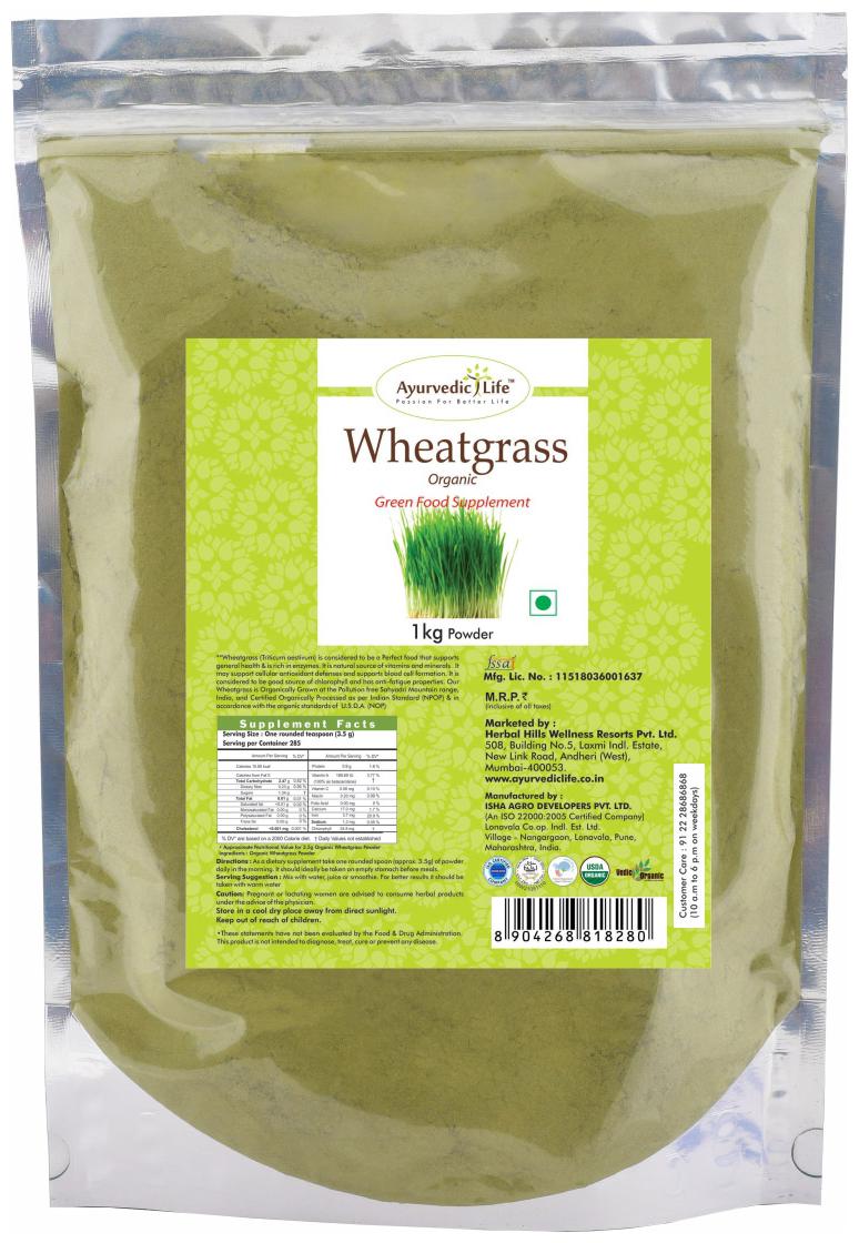 

Ayurvedic Life Wheatgrass Powder 1 kg