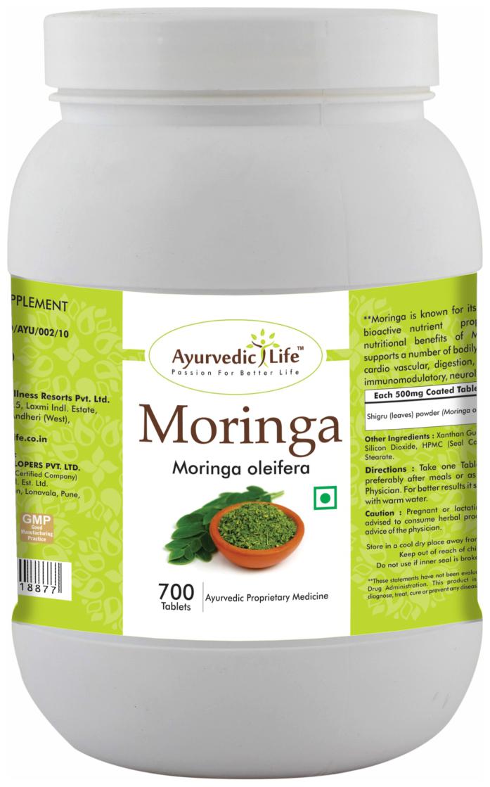 

Ayurvedic Life Moringa 700 Tablets