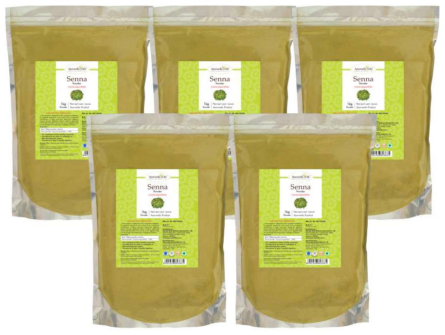 

Ayurvedic Life Senna powder - 1 kg Value Pack of 5