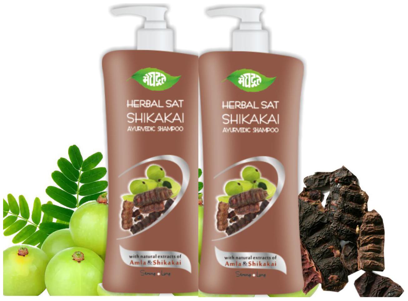 

AYURVEDIC SHIKAKAI SAT(SHAMPOO) 500 ml PACK OF 2