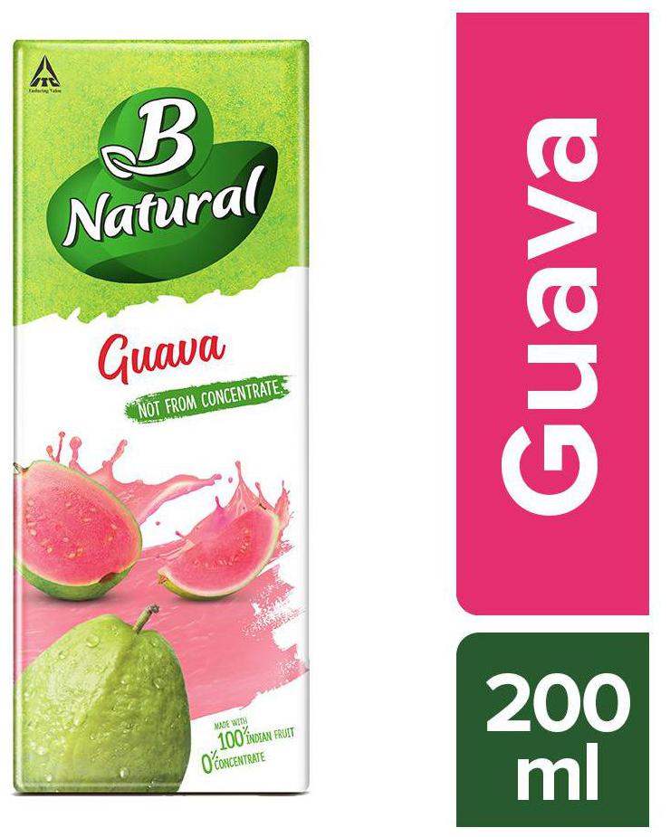 

B Natural Juice - Pink Guava 200 ml