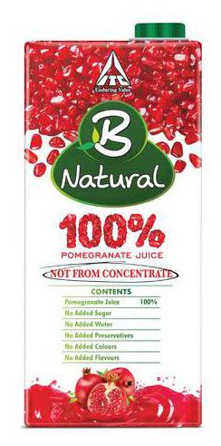 

B Natural Juice - 100 Pomegranate 1 ltr