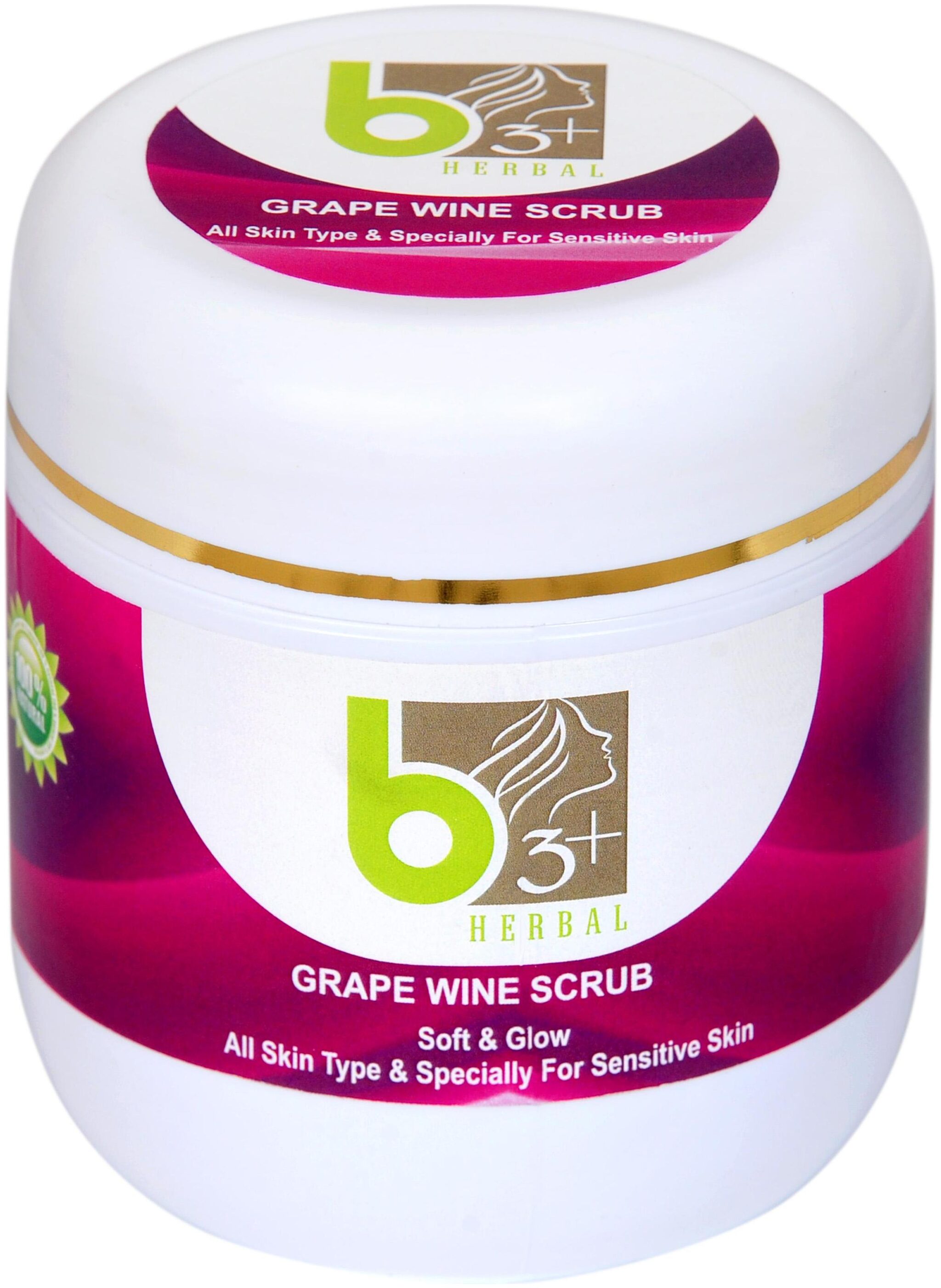 

B3 HERBAL Grape Wine Scrub-500g