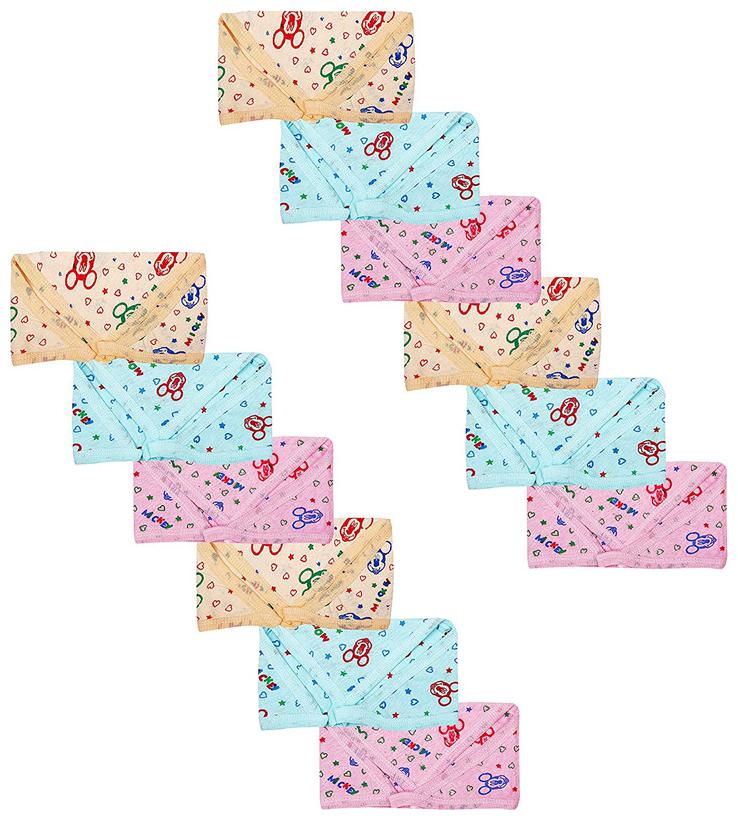 

Babique Langot Washable Reusable Cotton Diaper Nappy Baby Cozy Wear Assorted Colored 12 Pieces