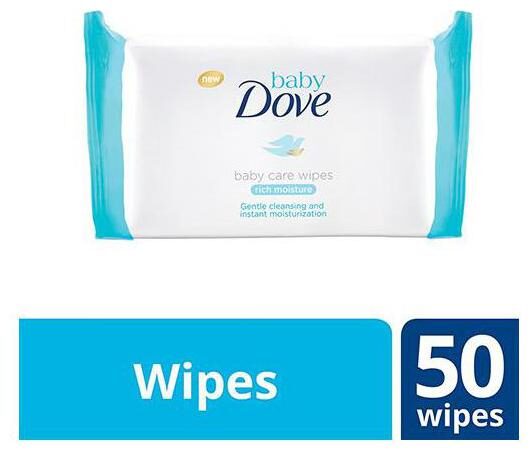 

Baby Dove Rich Moisture Baby Care Wipes 50 Pulls