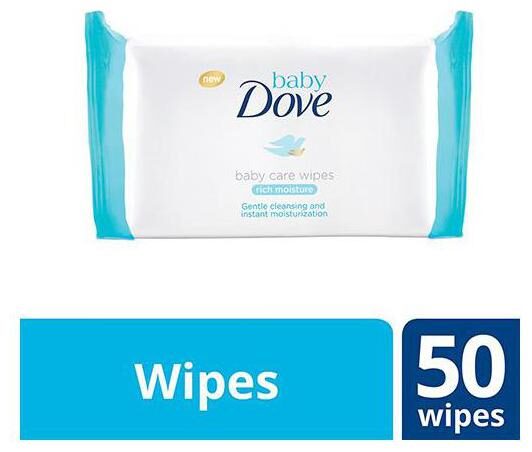 

Baby Dove Rich Moisture Baby Care Wipes 50 Pulls