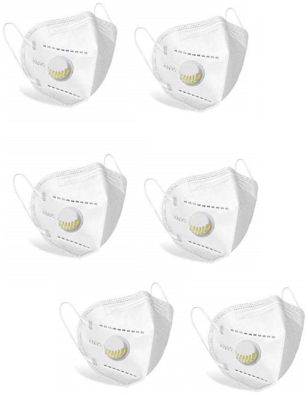 

Backlund Anti Pollution Protection face Mask Respirator with Nosepin 5 Layer Filter Protection against Pollution Dust Germs Anti Virus Breathable Face Mask With Melt Blown Fabric Layer (pack of 6)