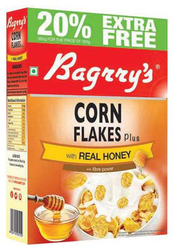 

Bagrry S Corn Flakes Plus - With Real Honey 300 g