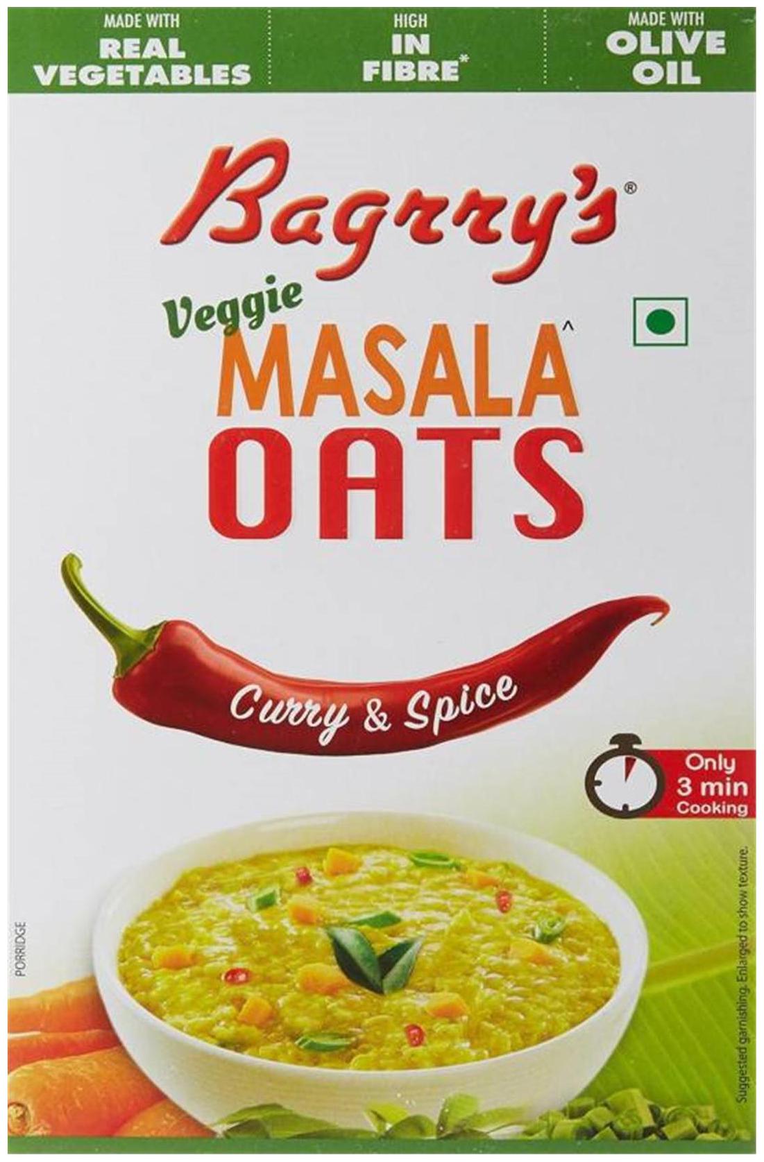 

Bagrry s Curry Spice Masala Oats 300 g