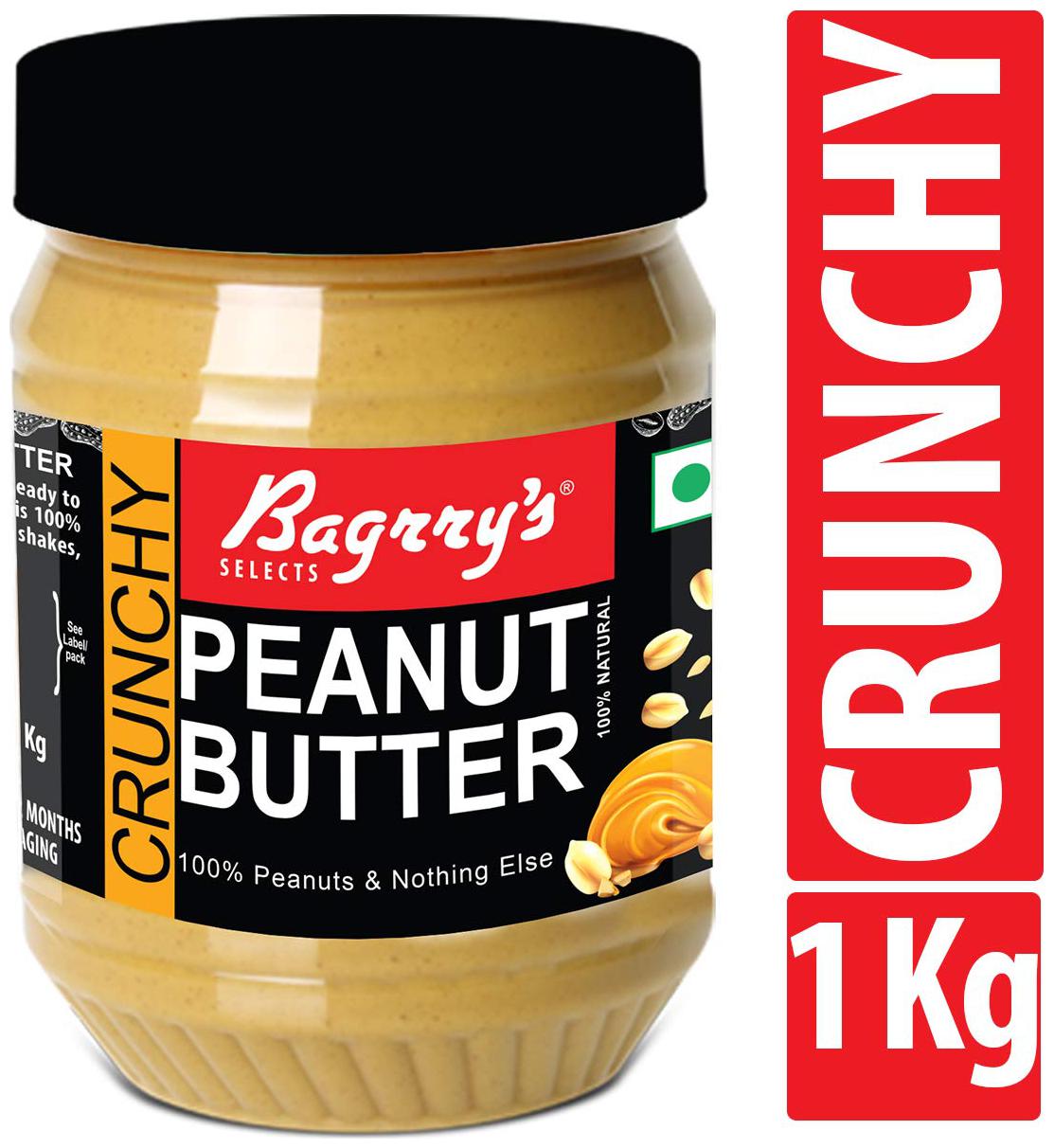 

Bagrry s Natural Peanut Butter Crunchy 1 kg Unsweetened