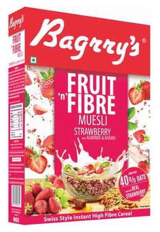 

Bagrrys Fruit n Fibre Muesli - Strawberry Almond with Raisins 500 g