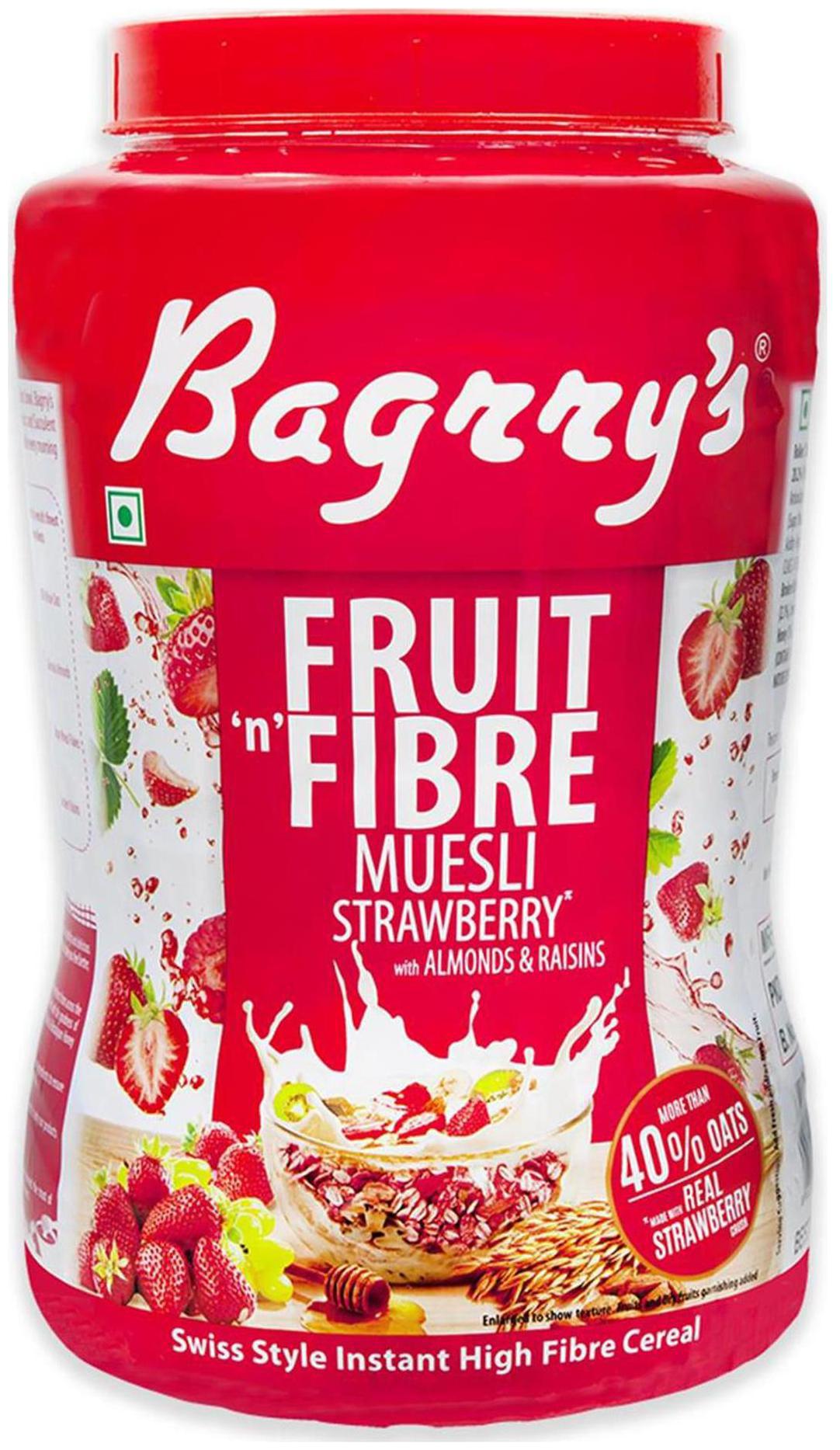 

Bagrrys Fruit N Fibre Muesli - Strawberry 1 kg