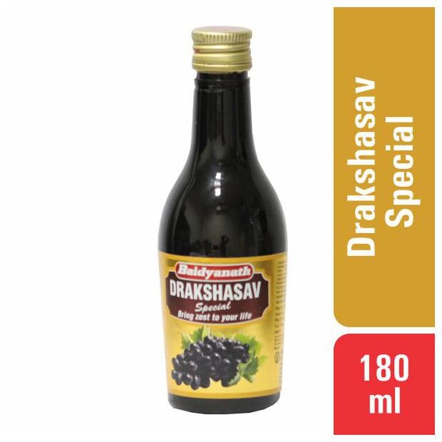 

Baidyanath Drakshasava (Special) 180 ml (Pack of 1)