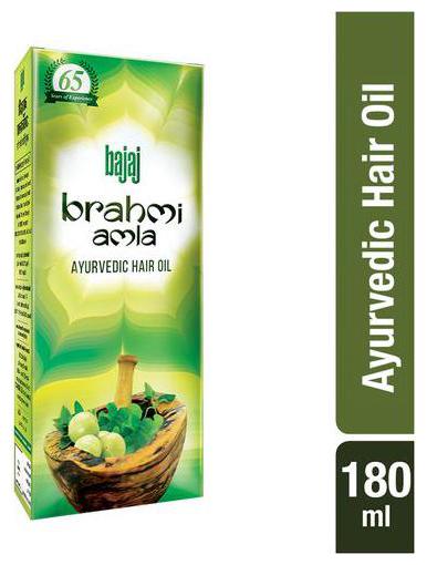 

Bajaj Ayurvedic Hair Oil - Brahmi A mla 180 ml
