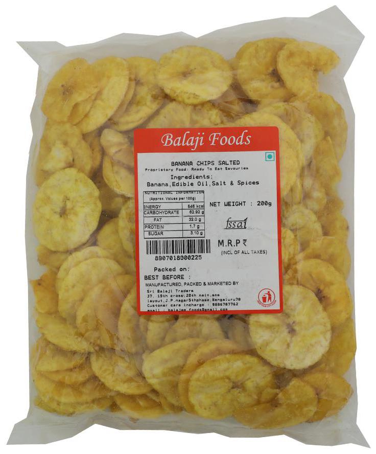 

Balaji foods Chips - Banana Salted 200 g