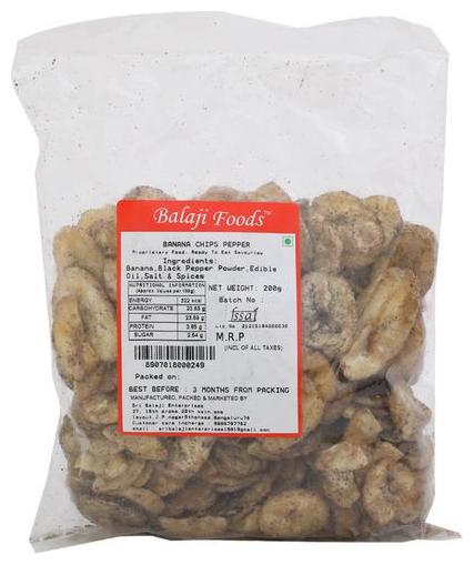 

Balaji Foods Chips - Banana Pepper 200g