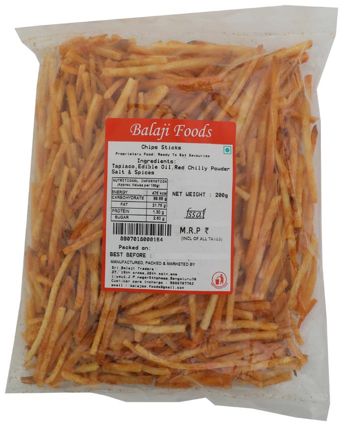

Balaji foods Chips - Sticks 200 g