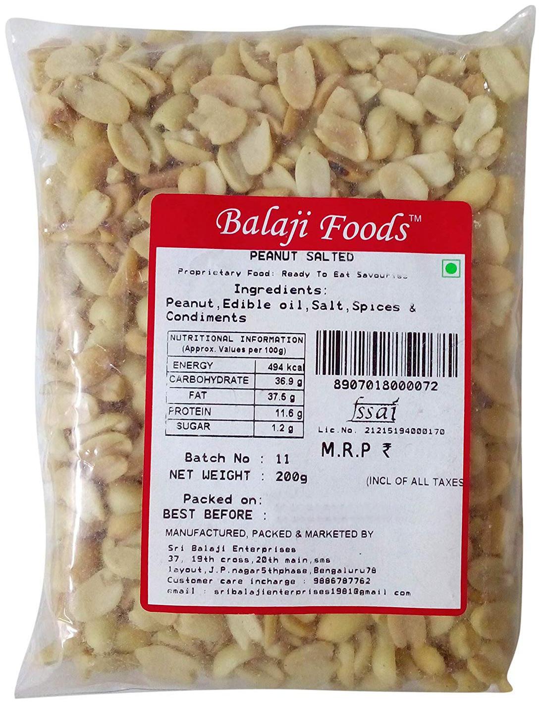 

Balaji foods Snacks - Peanut Salted 200 g
