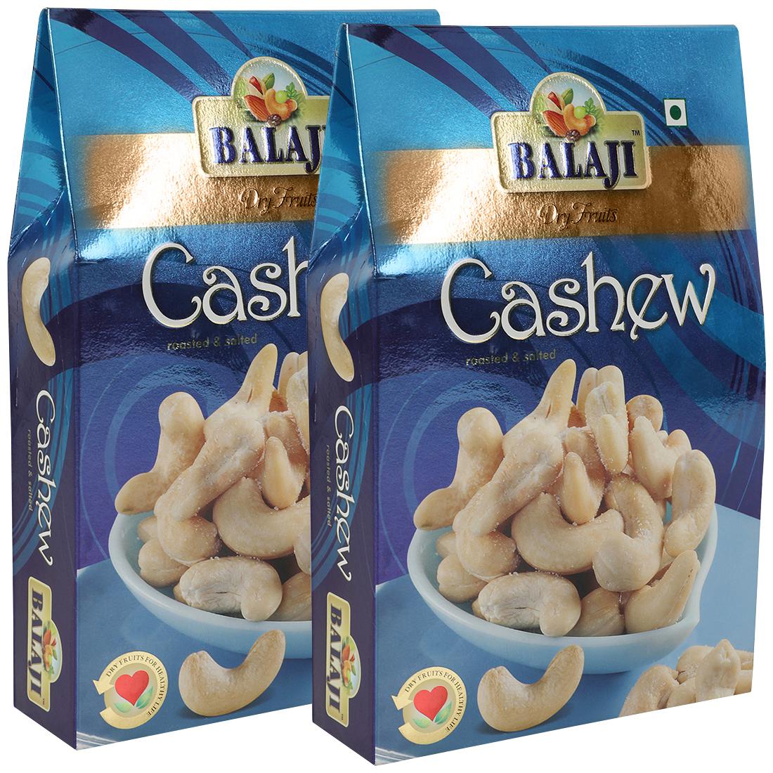 

Balaji Roasted Salted Cashews 500G (Pack Of 2 250g Each)