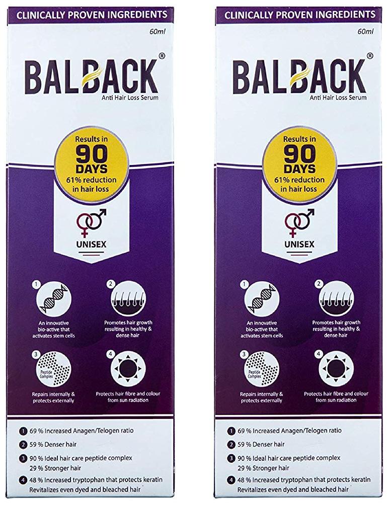 

Balback Hair Growth and Revitalizing Serum (60ml) - Pack Of 2