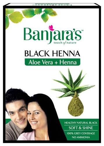 

Banjara s Black Henna With Aloevera Hair Colour 10 g
