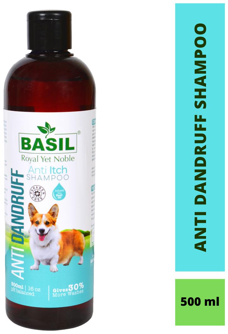 

Basil Anti-Dandruff Anti-Itch Pet Shampoo (500 ml)