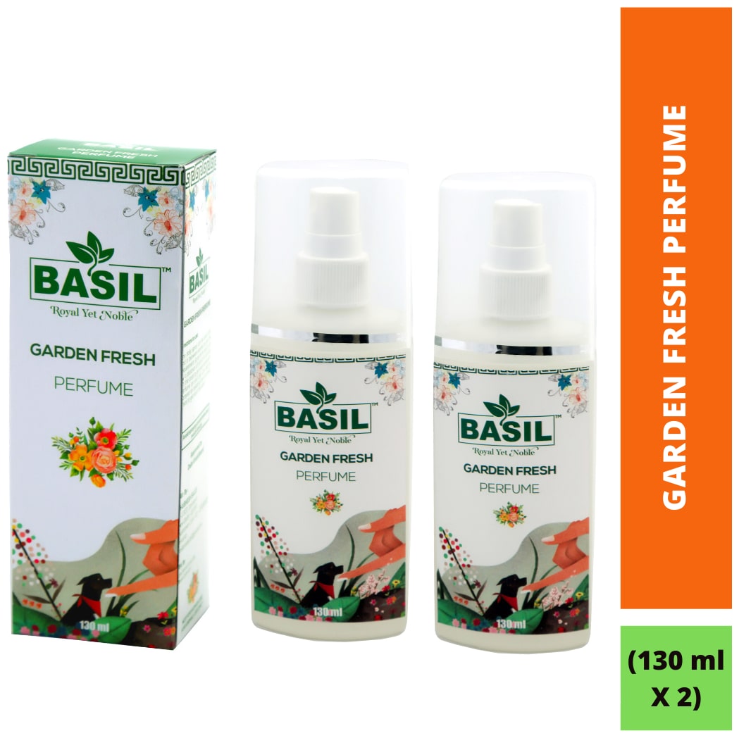 

Basil Garden Fresh Pet Perfume 130 ml (Pack of 2)