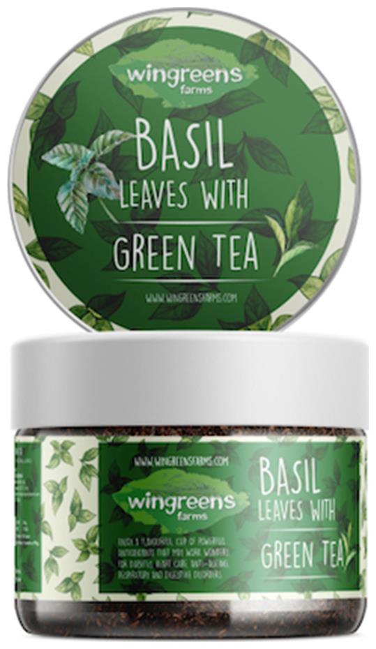 

Wingreens Basil Leaves with Green Tea 60g