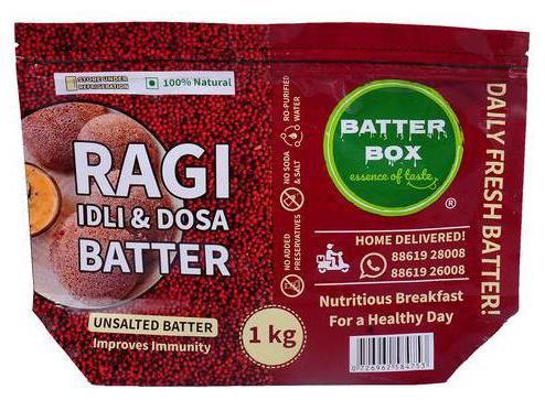 

Batter Box Ragi Idly Dosa Batter 1Kg