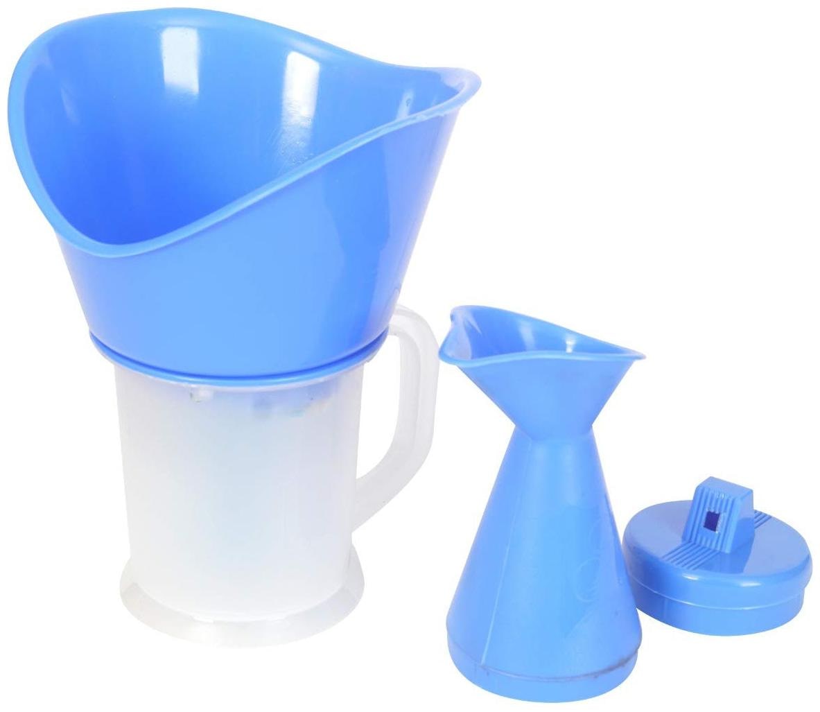 

Bazaar Gali Steam Vaporizer for Cough and Cold Steamer Vaporizer and Steam Inhaler (Blue) Pack of 1