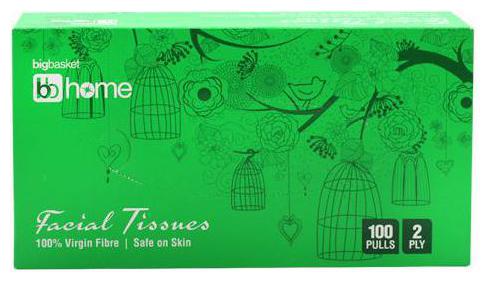 

BB Home Facial Tissues - 2 Ply 100 Pulls