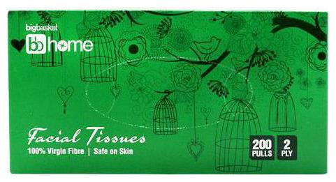 

BB Home Facial Tissues - 2 Ply 200 Pulls