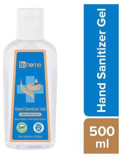 

BB Home Hand Sanitizer Gel with 72 Alcohol 500 ml