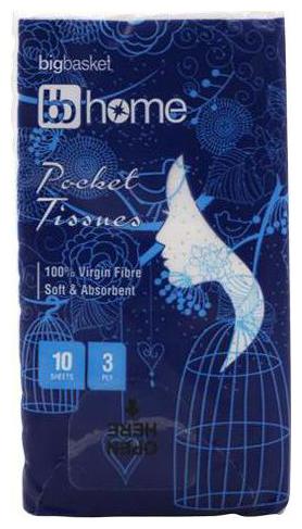 

BB Home Pocket Tissue - 3 Ply 10 Pulls