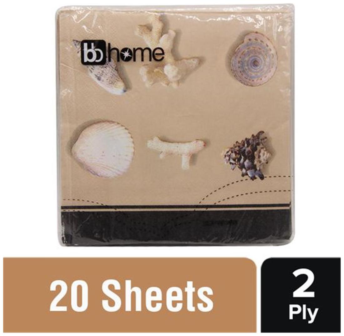 

BB Home Printed Party Napkins - Sea Shells