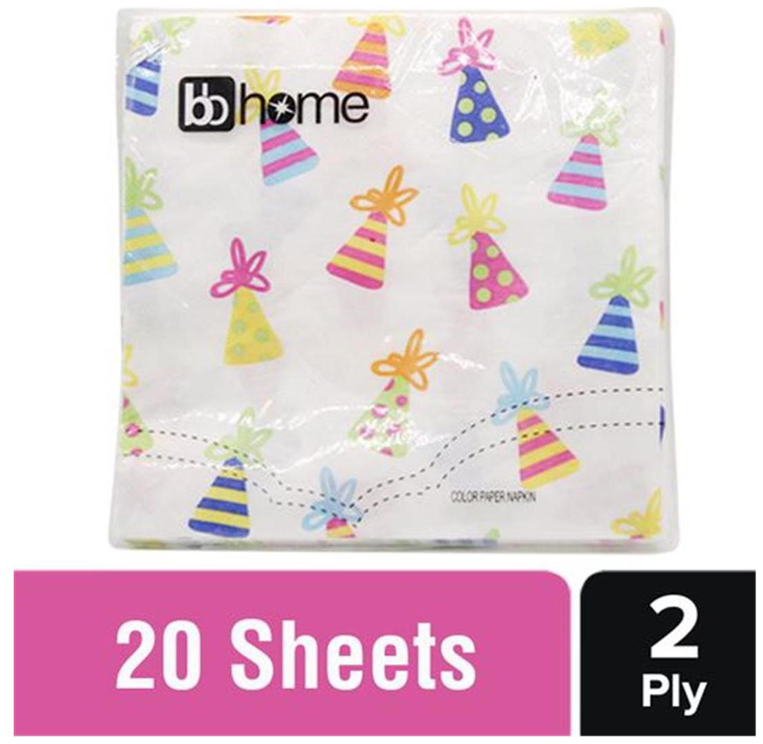 

BB Home Printed Party Napkins - Birthday Cap