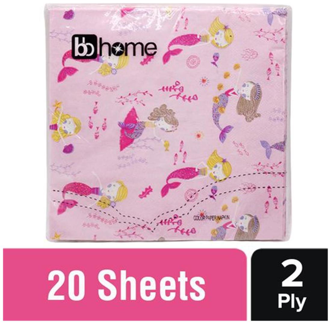 

BB Home Printed Party Napkins - Mermaid