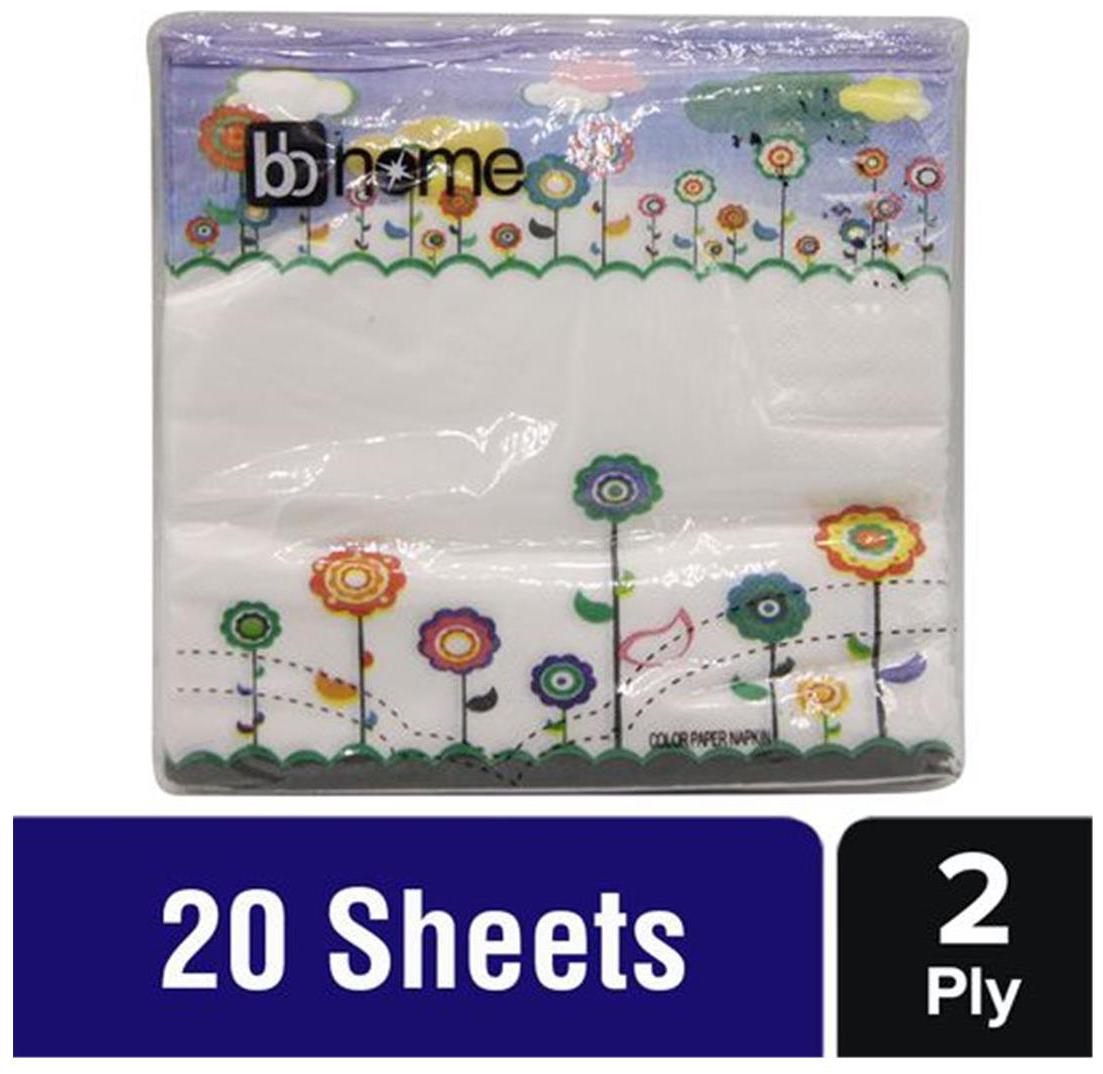 

BB Home Printed Party Napkins - Sunflower