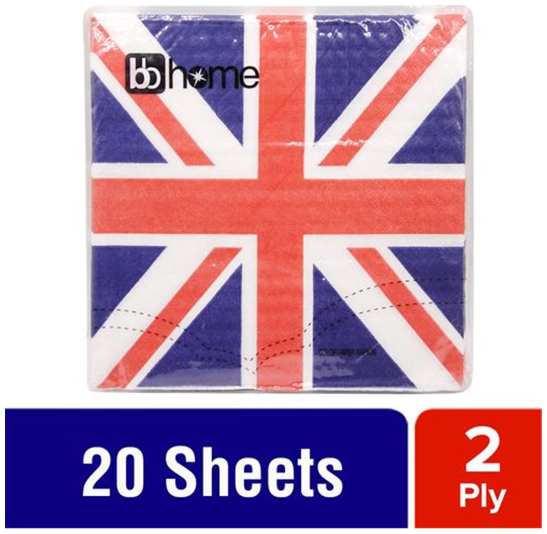 

BB Home Printed Party Napkins - Union Jack