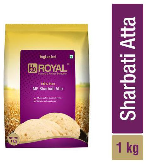

BB Royal MP Sharbati Wheat Atta - 100 Pure 1 kg