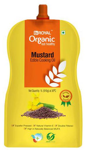 

BB Royal Organic Organic Cold Pressed Mustard Cooking Oil 1 L