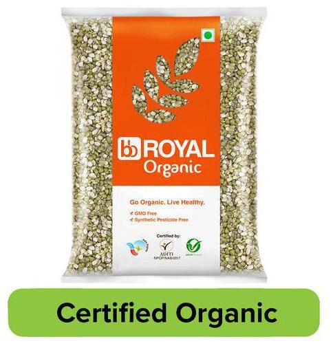 

BB Royal Organic - Green Moong Dal (Split) 1 kg