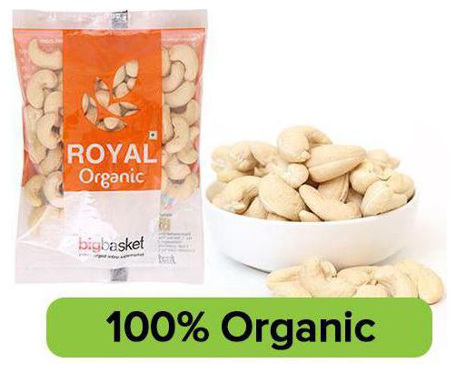 

BB Royal Organic Cashew Kaju Whole (Bold) 100 g