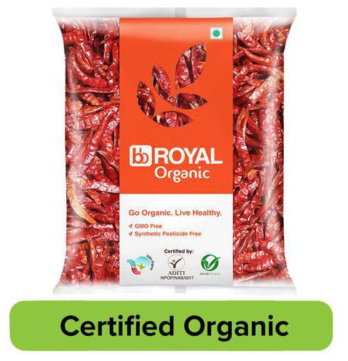 

BB Royal Organic - Red Chlli Whole 200 g