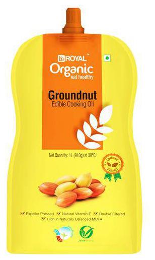

BB Royal Organic Organic Cold Pressed groundnut Cooking Oil 1 L