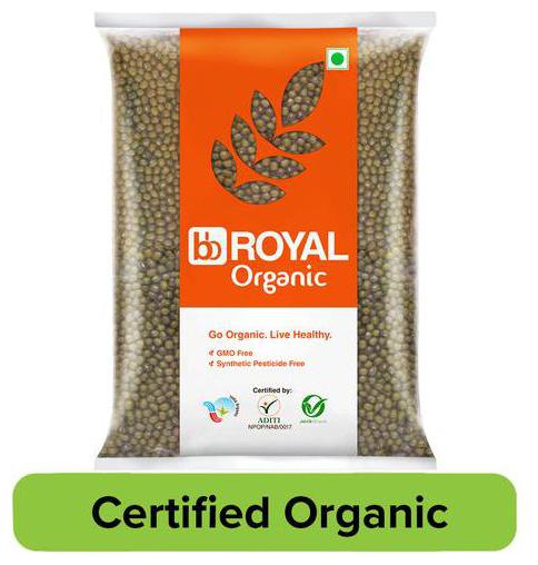 

BB Royal Organic - Green Moong Whole 2 kg