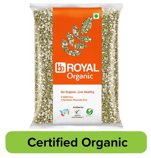 

BB Royal Organic - Green Moong Dal (Split) 1 kg