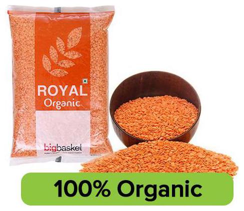 

BB Royal Organic Red Masoor Dal 1 kg