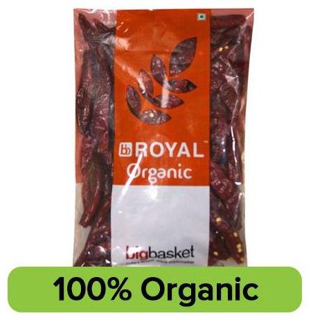 

BB Royal Organic - Red Chilli Whole 100 g