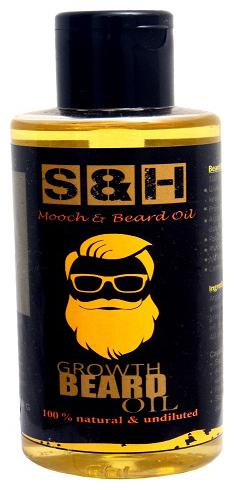 

Beard oil 100 ml S H 100 natural and no chemical SLS parabeen free